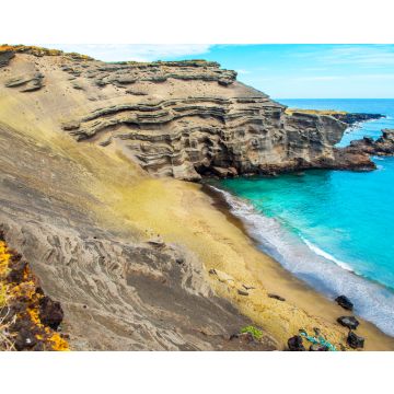 Lais Puzzle - Blick auf den Strand Papakolea (grüner Sandstrand), Hawaii - 40, 100, 200, 500, 1.000 & 2.000 Teile