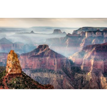 Lais Puzzle - Frühe Morgensonne und Nebel am Point Imperial, North Rim Grand Canyon National Park - 2.000 Teile