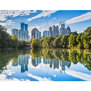 Lais Puzzle - Skyline von Atlanta vom Piedmont Park aus - 40, 100, 200, 500, 1.000 & 2.000 Teile
