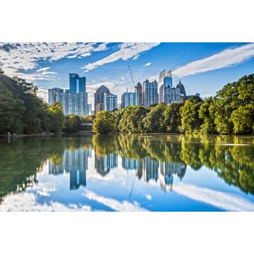 Lais Puzzle - Skyline von Atlanta vom Piedmont Park aus - 2.000 Teile