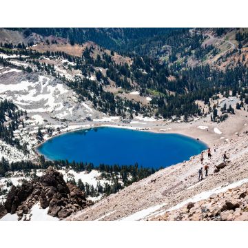 Lais Puzzle - Luftaufnahme des Lake Helen vom Weg zum Lassen Peak aus gesehen; Lassen Volcanic National Park, Nordkalifornien - 40, 100, 200, 500, 1.000 & 2.000 Teile