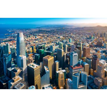 Lais Puzzle - Wolkenkratzer in der Innenstadt von San Francisco aus der Vogelperspektive - 2.000 Teile