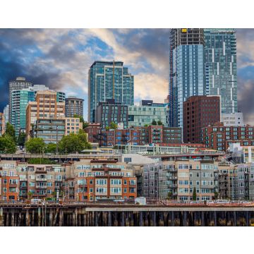 Lais Puzzle - Die neue Waterfront von Seattle vom Puget Sound aus - 40, 100, 200, 500, 1.000 & 2.000 Teile