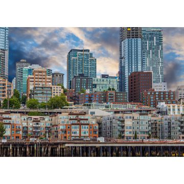 Lais Puzzle - Die neue Waterfront von Seattle vom Puget Sound aus - 1.000 Teile