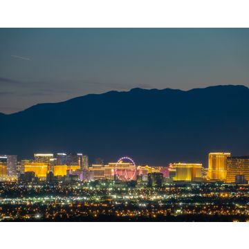 Lais Puzzle - Luftaufnahme des Las Vegas Strip bei Nacht aus einem hohen Winkel - 40, 100, 200, 500, 1.000 & 2.000 Teile