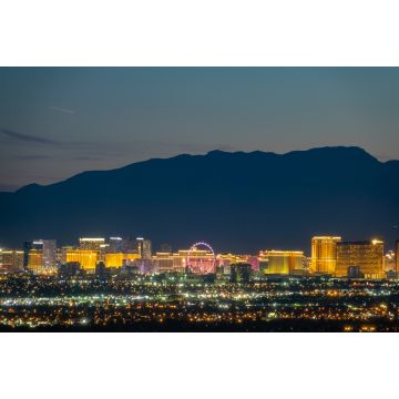 Lais Puzzle - Luftaufnahme des Las Vegas Strip bei Nacht aus einem hohen Winkel - 2.000 Teile
