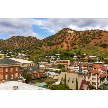 Lais Puzzle - Über dem Stadtzentrum von Bisbee, Arizona, USA - 2.000 Teile