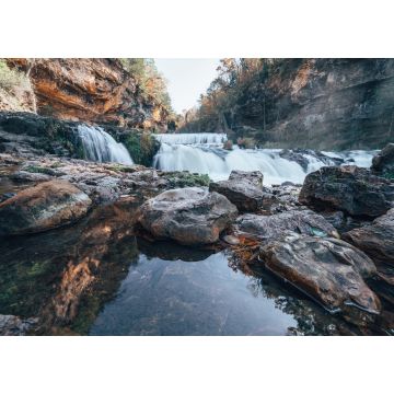 Lais Puzzle - Wasserfall im Willow River State Park in Hudson Wisconsin im Herbst - 1.000 Teile