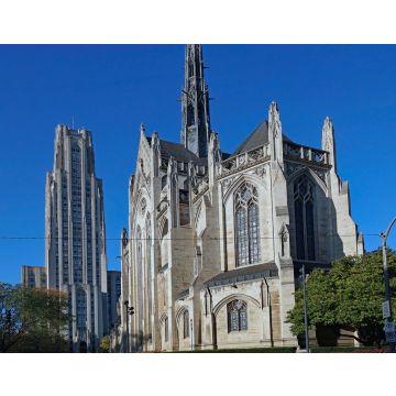 Lais Puzzle - Campus der Universität von Pittsburgh mit der Cathedral of Learning und der Heinz Memorial Chapel - 40, 100, 200, 500, 1.000 & 2.000 Teile