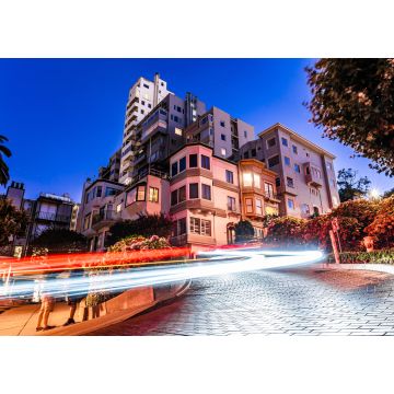 Lais Puzzle - Lombard Street in San Francisco bei Nacht - 1.000 Teile