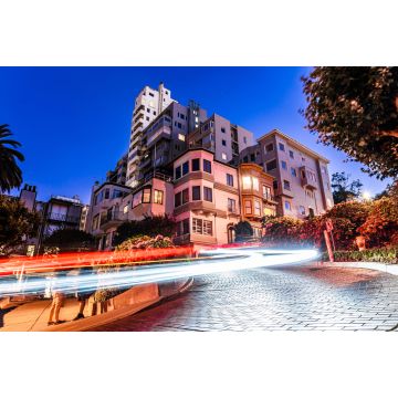 Lais Puzzle - Lombard Street in San Francisco bei Nacht - 2.000 Teile