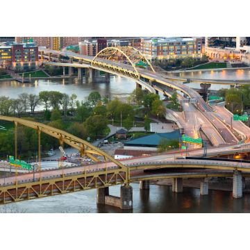 Lais Puzzle - Brücken über den Monongahela River und den Allegheny River, Pittsburgh, Pennsylvania, USA - 1.000 Teile