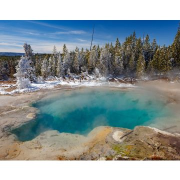 Lais Puzzle - Emerald Spring im Bereich des Norris Geyser Basin Trail, im Winter im Yellowstone National Park, Wyoming - 40, 100, 200, 500, 1.000 & 2.000 Teile