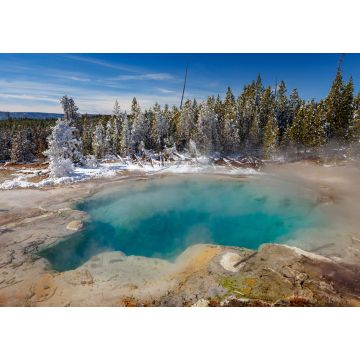 Lais Puzzle - Emerald Spring im Bereich des Norris Geyser Basin Trail, im Winter im Yellowstone National Park, Wyoming - 1.000 Teile