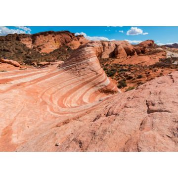 Lais Puzzle - Das gestreifte Sandstein-Glattgestein der Feuerwelle im Feuertal, Valley of Fire State Park, Nevada, USA - 1.000 Teile