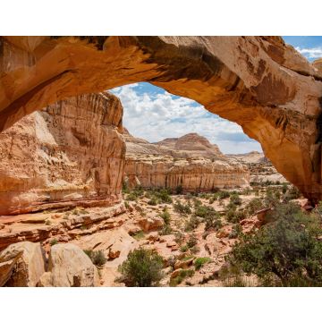 Lais Puzzle - Sonniger Blick auf die Hickman Bridge im Capitol Reef National Park - 40, 100, 200, 500, 1.000 & 2.000 Teile
