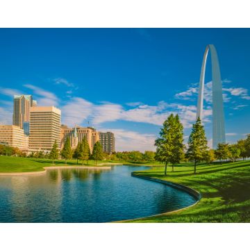 Lais Puzzle - Der Gateway Arch und die Skyline markieren den Gateway Arch National Park in Missouri - 40, 100, 200, 500, 1.000 & 2.000 Teile