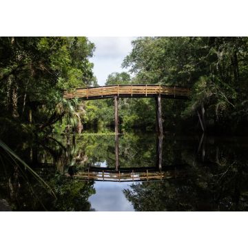 Lais Puzzle - Schöner Blick auf die Brücke im Hillsborough River State Park, Florida, USA - 1.000 Teile