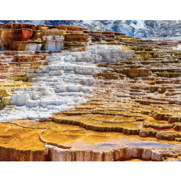 Lais Puzzle - Panorama Nahaufnahme des Jupiters und der Hügelterrassen bei Mammoth Hot Springs im Yellowstone National Park - 40, 100, 200, 500, 1.000 & 2.000 Teile