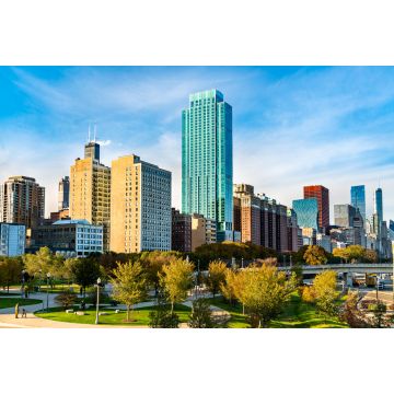 Lais Puzzle - Skyline von Chicago am Grant Park in Illinois - Vereinigte Staaten - 2.000 Teile