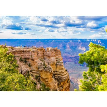 Lais Puzzle - Panoramabild des farbenprächtigen Sonnenuntergangs am Grand Canyon im Grand Canyon National Park vom Südrand aus, Arizona - 1.000 Teile
