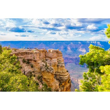 Lais Puzzle - Panoramabild des farbenprächtigen Sonnenuntergangs am Grand Canyon im Grand Canyon National Park vom Südrand aus, Arizona - 2.000 Teile