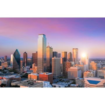 Lais Puzzle - Stadtbild von Dallas, Texas, mit blauem Himmel bei Sonnenuntergang - 2.000 Teile
