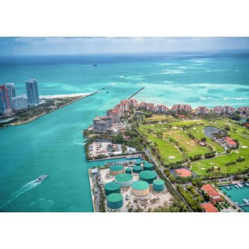 Lais Puzzle - Fisher Island und South Pointe Park, Luftaufnahme. Miami, Florida - 1.000 Teile