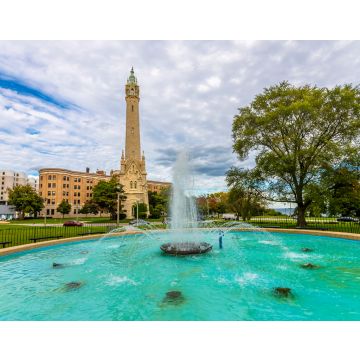 Lais Puzzle - Wasserturm am Gilman Triangle in Milwaukee Stadt - 40, 100, 200, 500, 1.000 & 2.000 Teile