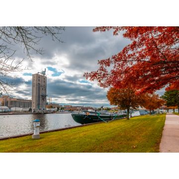 Lais Puzzle - Manitowoc Stadt Hafenansicht in Wisconsin der USA - 1.000 Teile