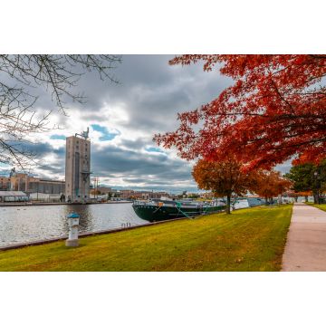 Lais Puzzle - Manitowoc Stadt Hafenansicht in Wisconsin der USA - 2.000 Teile