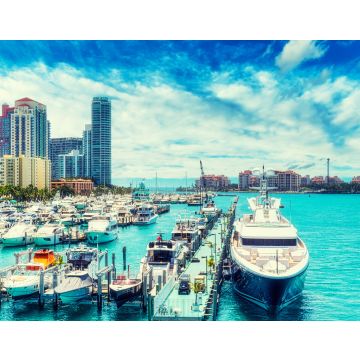 Lais Puzzle - Yachthafen von Miami voller Sportboote, Florida, USA - 40, 100, 200, 500, 1.000 & 2.000 Teile