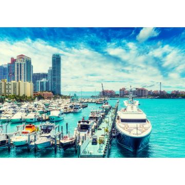 Lais Puzzle - Yachthafen von Miami voller Sportboote, Florida, USA - 1.000 Teile