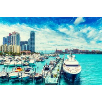 Lais Puzzle - Yachthafen von Miami voller Sportboote, Florida, USA - 2.000 Teile