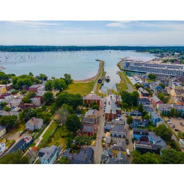 Lais Puzzle - Luftaufnahme der Salem Maritime National Historic Site und des Salem Harbor in der Stadt Salem, Massachusetts - 40, 100, 200, 500, 1.000 & 2.000 Teile