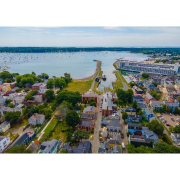 Lais Puzzle - Luftaufnahme der Salem Maritime National Historic Site und des Salem Harbor in der Stadt Salem, Massachusetts - 1.000 Teile