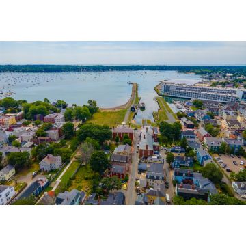 Lais Puzzle - Luftaufnahme der Salem Maritime National Historic Site und des Salem Harbor in der Stadt Salem, Massachusetts - 2.000 Teile
