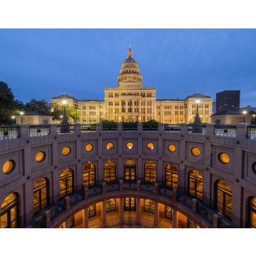 Lais Puzzle - Dämmerungsansicht des Kapitols von Texas - 40, 100, 200, 500, 1.000 & 2.000 Teile