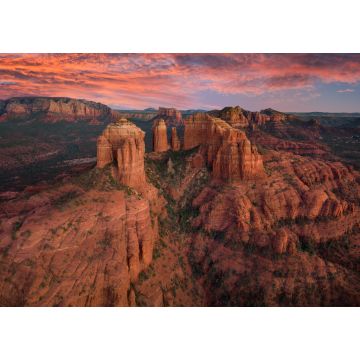 Lais Puzzle - Sedona Arizona mit einem roten Sonnenuntergang - 1.000 Teile