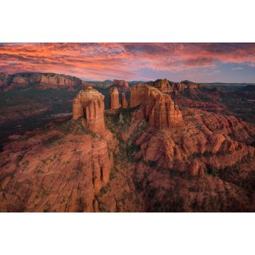 Lais Puzzle - Sedona Arizona mit einem roten Sonnenuntergang - 2.000 Teile