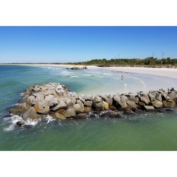 Lais Puzzle - Blick auf das schöne Meerwasser und den felsigen Strand in der Nähe des Fort Desoto Park, St. Petersburg, Florida, U.S.A. - 1.000 Teile