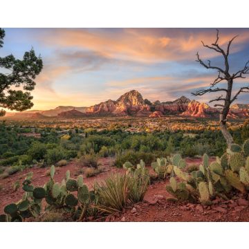 Lais Puzzle - Sedona Arizona mit rotem und orangefarbenem Sonnenuntergang - 40, 100, 200, 500, 1.000 & 2.000 Teile