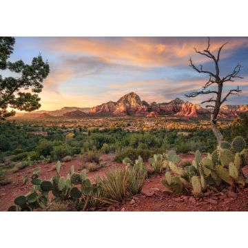 Lais Puzzle - Sedona Arizona mit rotem und orangefarbenem Sonnenuntergang - 1.000 Teile