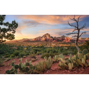 Lais Puzzle - Sedona Arizona mit rotem und orangefarbenem Sonnenuntergang - 2.000 Teile