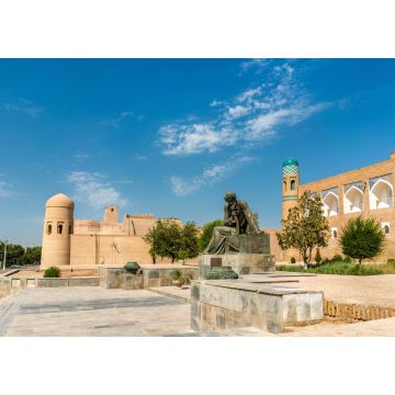 Lais Puzzle - Statue von Al-Khwarizmi vor der Itchan Kala in Chiwa, Usbekistan - 1.000 Teile