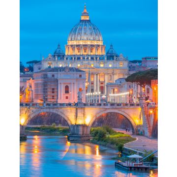 Lais Puzzle - Nachtansicht des Petersdoms in Rom, Italien - 40, 100, 200, 500, 1.000 & 2.000 Teile