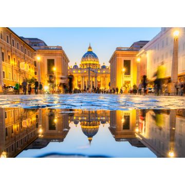 Lais Puzzle - Wunderschöner Blick auf die Kathedrale St. Peter, Rom, Italien - 1.000 Teile