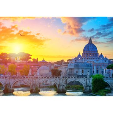 Lais Puzzle - Wunderschöne Aussicht auf den Petersdom, Rom, Italien - 1.000 Teile