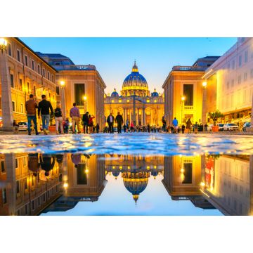 Lais Puzzle - Wunderschöne Aussicht auf den Petersdom, Rom, Italien - 1.000 Teile