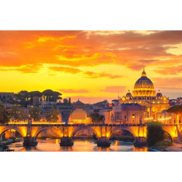 Lais Puzzle - Wunderschöner Blick auf die Kathedrale St. Peter, Rom, Italien - 2.000 Teile